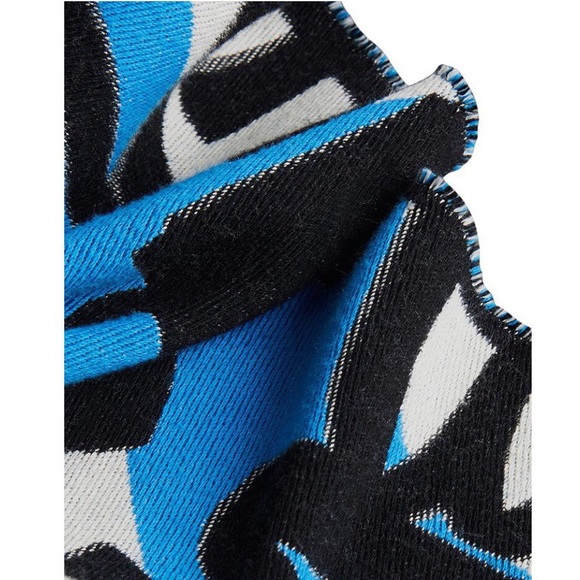 NWT Burberry Jacquard Graffiti Scarf - Picture 4 of 8